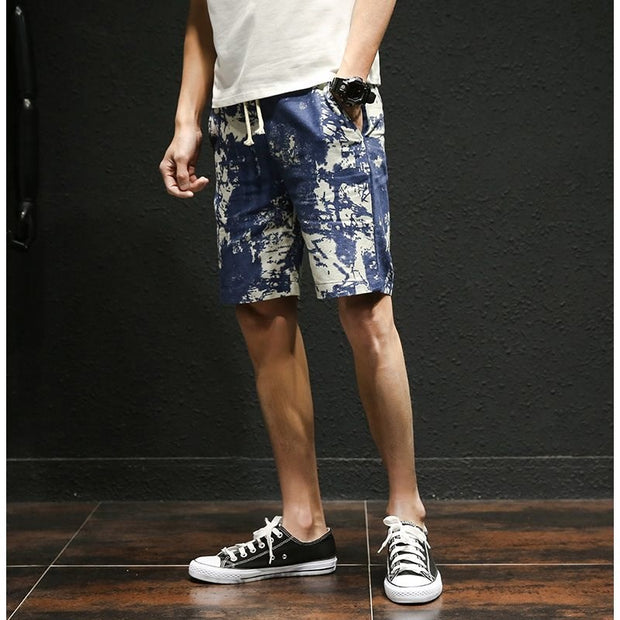 Summer Men's Shorts Cotton And Linen