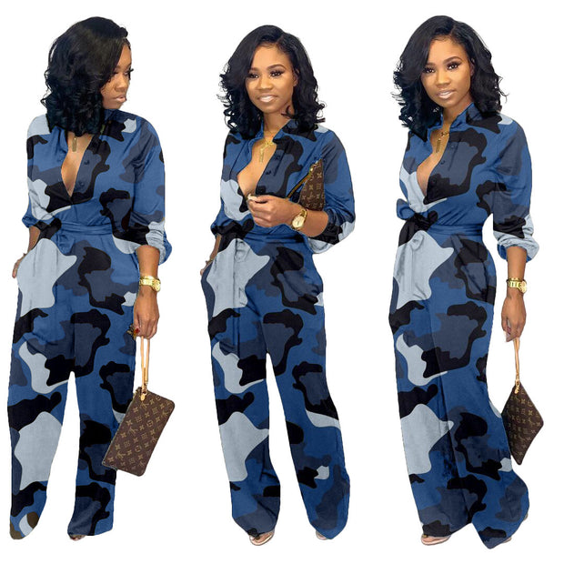 Women's Camouflage Shimmy Jumpsuit