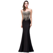 Women's Hollow Fishtail Evening Gown