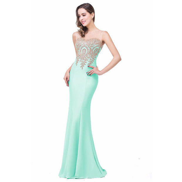 Women's Hollow Fishtail Evening Gown