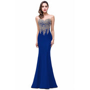Women's Hollow Fishtail Evening Gown