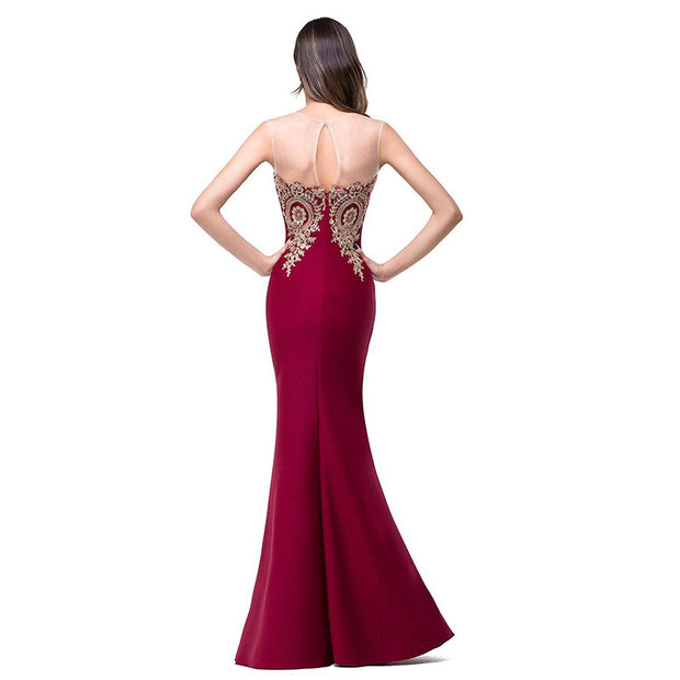 Women's Hollow Fishtail Evening Gown