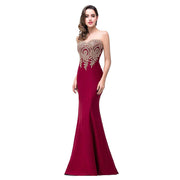 Women's Hollow Fishtail Evening Gown