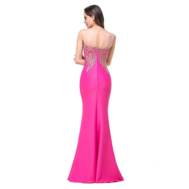 Women's Hollow Fishtail Evening Gown