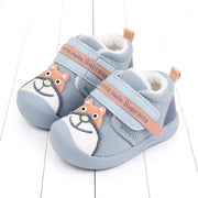 Plush baby indoor shoes