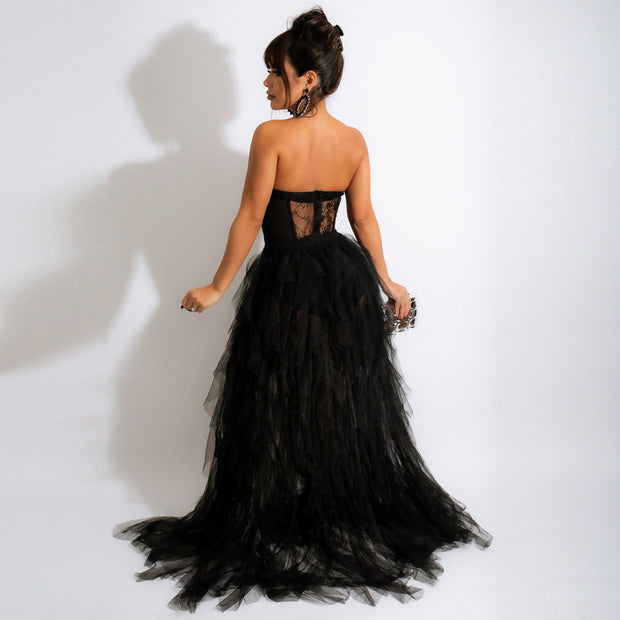 Women's Classy Watergate Chiffon Dress