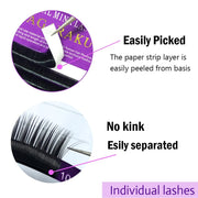 16 Rows Faux Mink Individual Eyelash Lashes