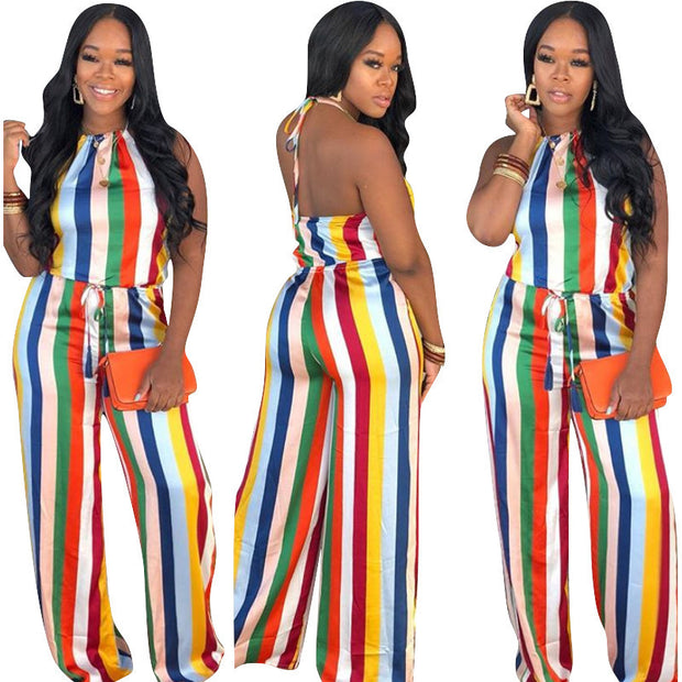 Women's Somewhere Over The Rainbow Casual Jumpsuit