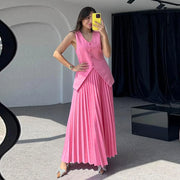 Women's Elegant Two-Piece Double Breasted Suit