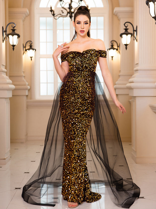 Heavy Industry Fishtail Banquet Meeting Dress
