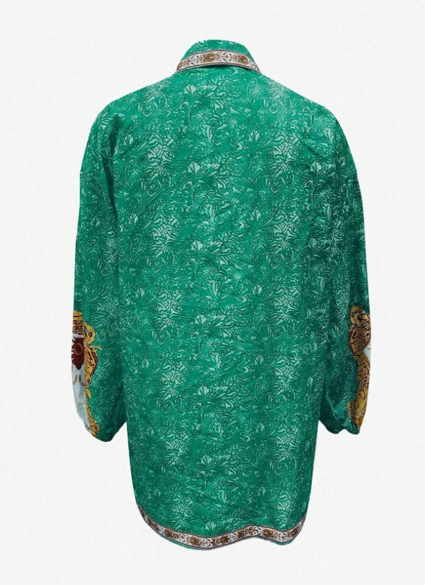Royal Queen Vacation  Shirt Dress