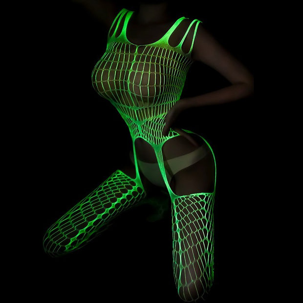 Women's Fluorescent Sexy One-piece Clothes