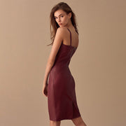 Women's Date Night Leather Dress
