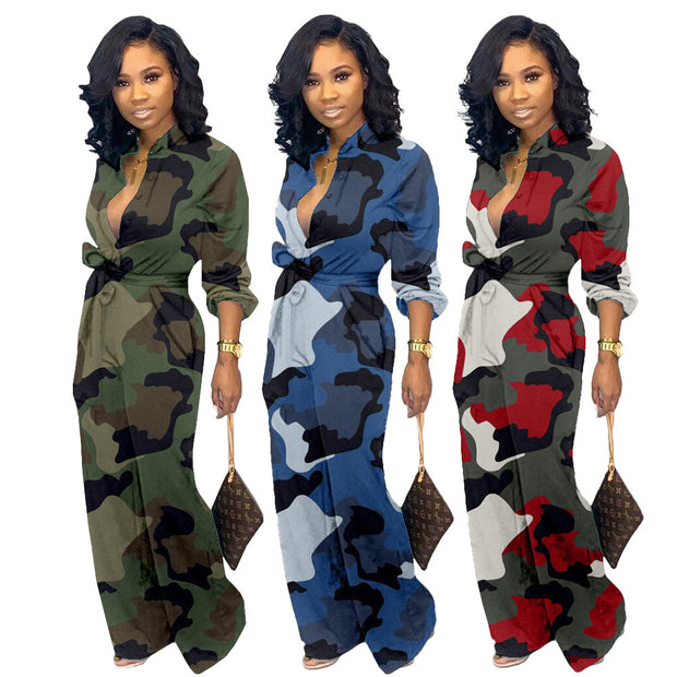 Women's Camouflage Shimmy Jumpsuit