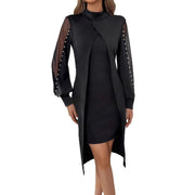 Razzle Dazzle Long Sleeved Two Piece Dress