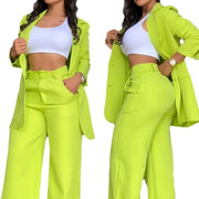 Women's Stampede 2-Piece Straight-Leg Pants Suit