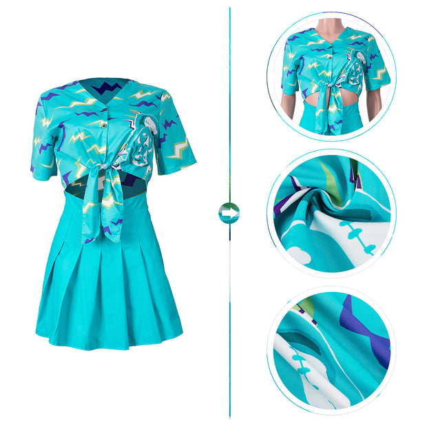 Women's Sexy Casual  Buttoned Pleated Skirt