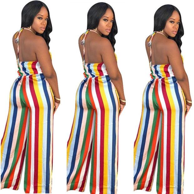Women's Somewhere Over The Rainbow Casual Jumpsuit