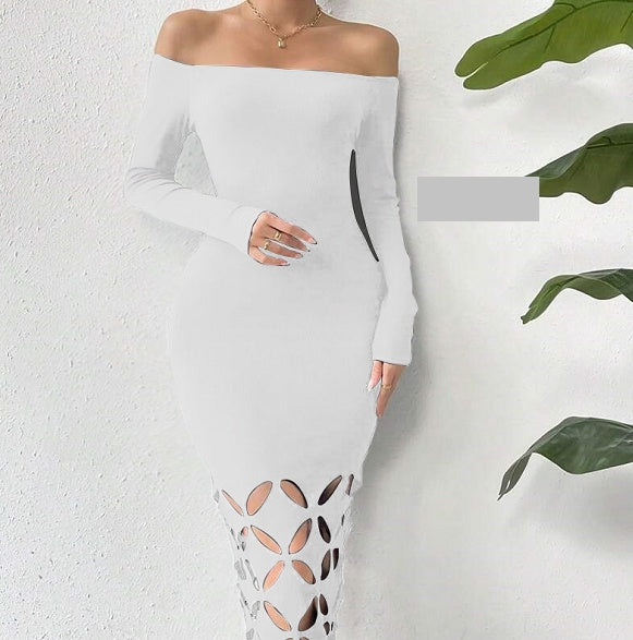 Elegant X-Ray Vision Bodycon Dress