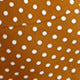Women's Yellow Polka Dot Grain Condole Belt Dress