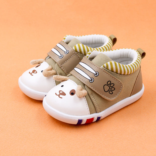 Baby cartoon toddler shoes baby shoes non-slip toe cap