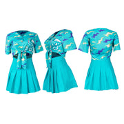 Women's Sexy Casual  Buttoned Pleated Skirt