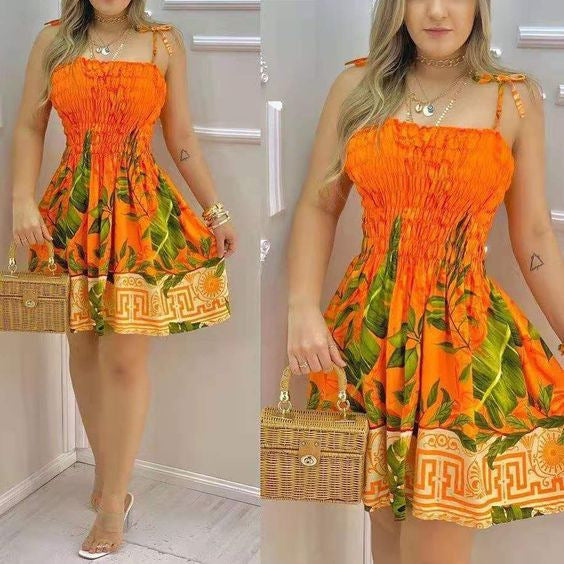 Divinchi Sleeveless Floral Dress