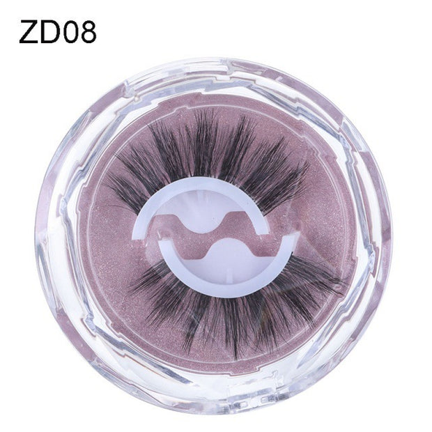 Self-adhesive Reusable Glue-free Eye Lashes With Natural Curl