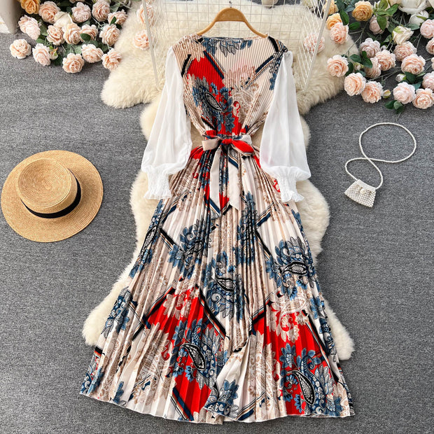 Women's High Fashion Ripple Blend Dress