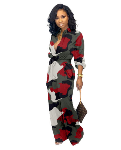 Women's Camouflage Shimmy Jumpsuit