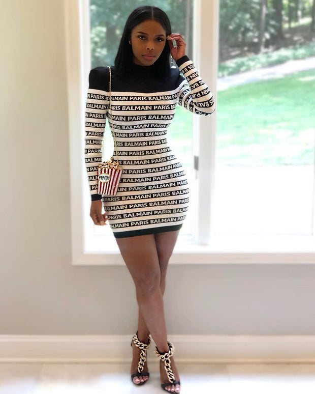 Where Fashion Meets Beauty Designer Letter Dress