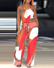 Puzzle Me Pleated Jumpsuit