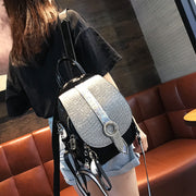 Women's Fashionable Dual-Purpose Tassel Rhinestone Backpack