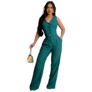Women's Fashionable Back to the Office 2-Piece Set