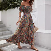 The Paisley Princess Sleeves Dress