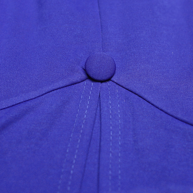 V-neck ruffle skirt dress