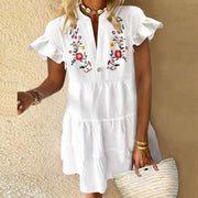 Women Vintage Elegant Floral Sundress