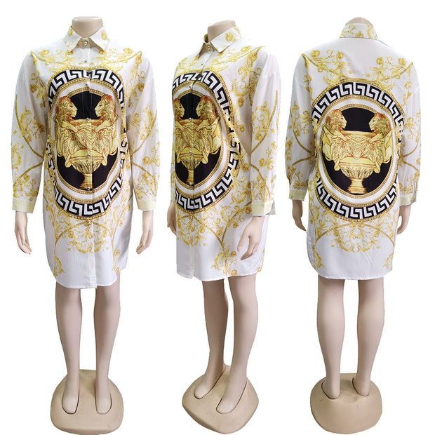 Women's Fashionista Shirt Dress