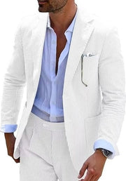 Men's Seersucker Summer 2-Piece-Suit