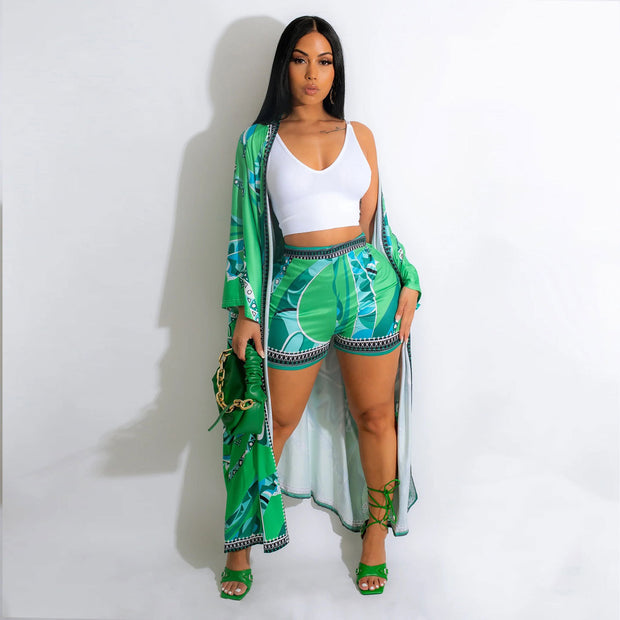 Spring/Summer Opal Bloom Two-Piece Short Set
