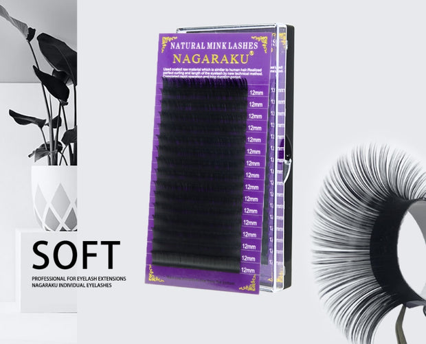 16 Rows Faux Mink Individual Eyelash Lashes