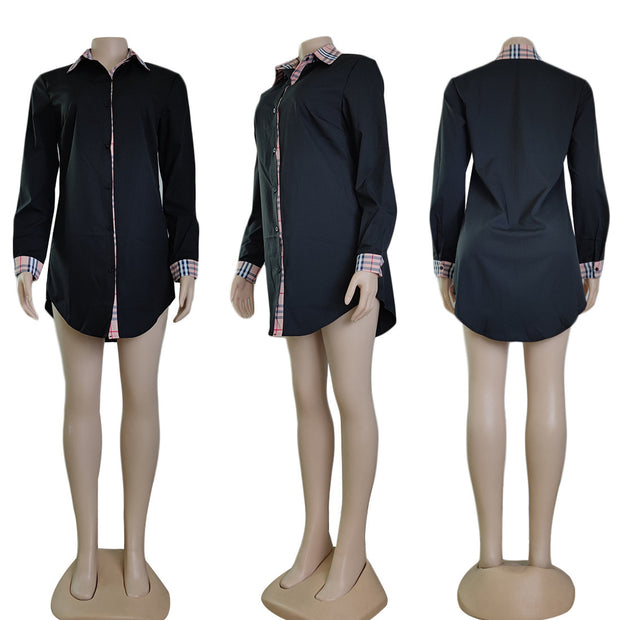 Women's Berry Bur Shirt Dress