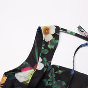 Elegant Flowered Ladies Dress