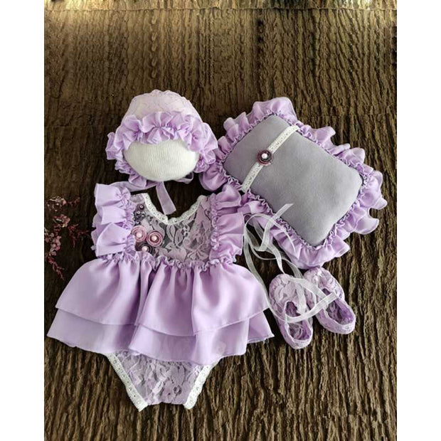 Photography Clothes Full Moon Baby Photo Clothes Five-piece Suit