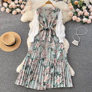 Women's High Fashion Ripple Blend Dress