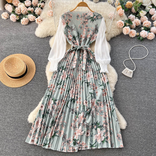 Women's High Fashion Ripple Blend Dress
