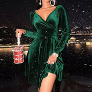 Women's Come Kiss Me Under The Mistletoe Christmas Dress