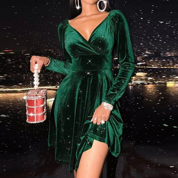 Women's Come Kiss Me Under The Mistletoe Christmas Dress