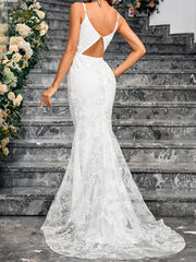 Women's Fashionable Slim-fit Sheath Wedding Dress
