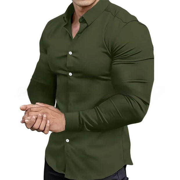 Men's Business Non-ironing Professional Anti-Wrinkle Casual Shirt